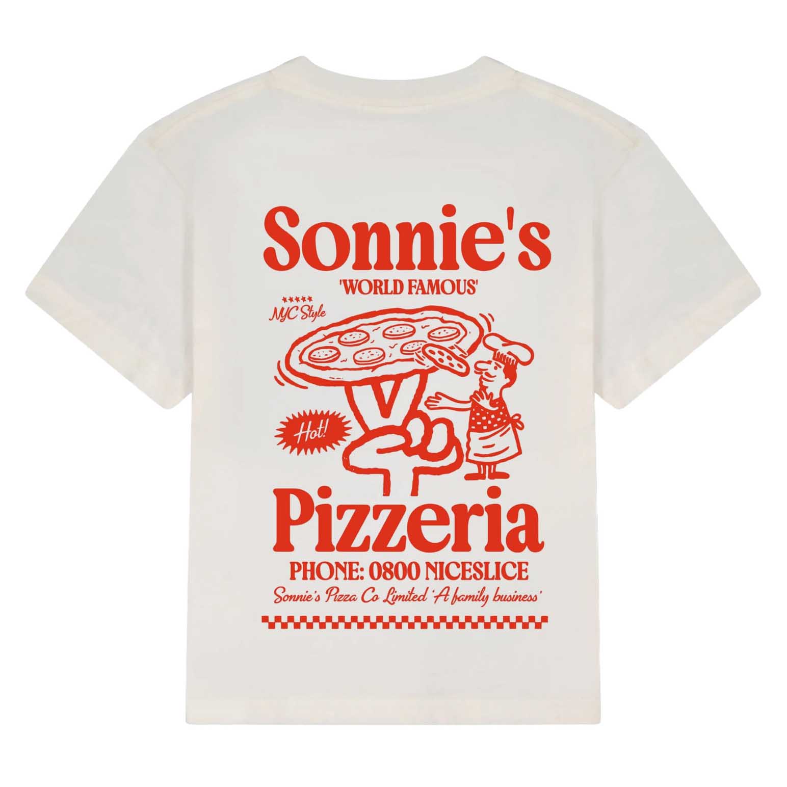 Sonnie Pizzeria Tee 2-7Y